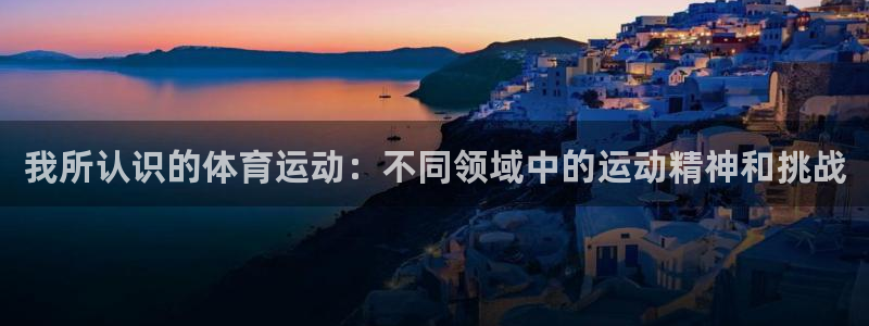 沐鸣f凯捷平台在线注册：我所认识的体育运动：不同领域中的运动精神和挑战